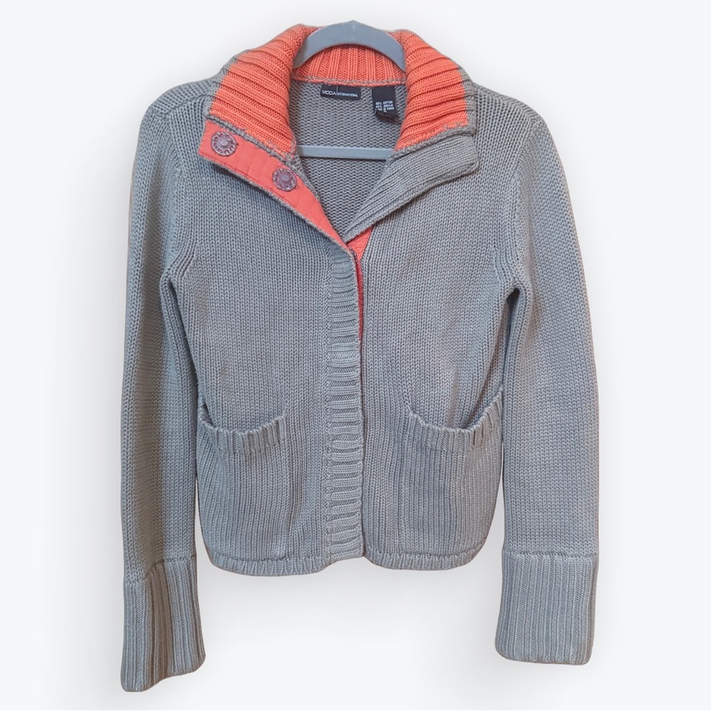 Vintage VS Moda International Button-Up Sweater